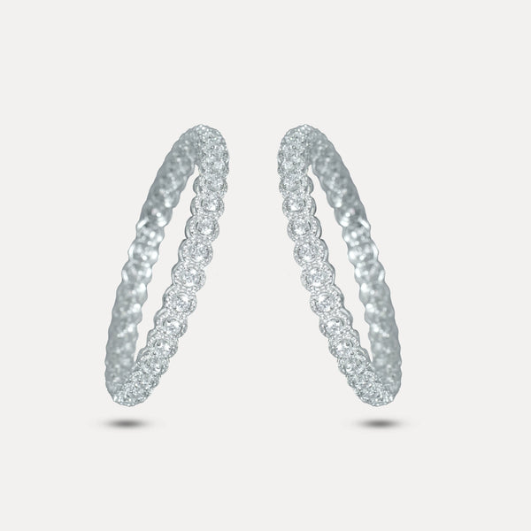 925 Sterling Silver Eternal Spark Bangles For Women