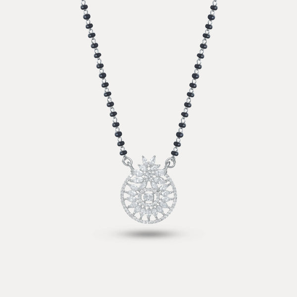 925 Silver Starlight Flower Mangalsutra
