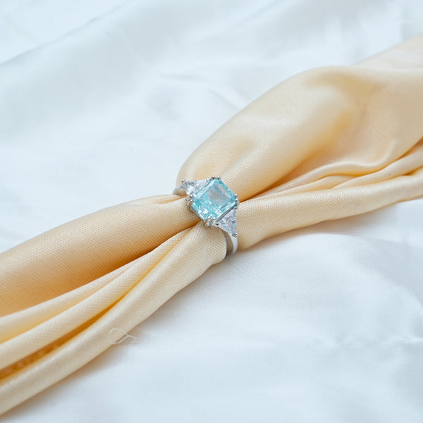Silver Ice Glow Ring