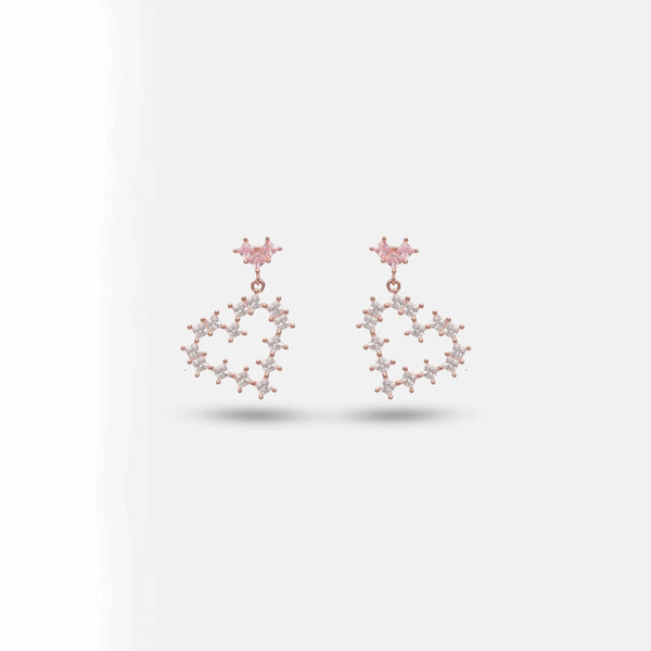 Rosegold Stellar Bloom Earrings