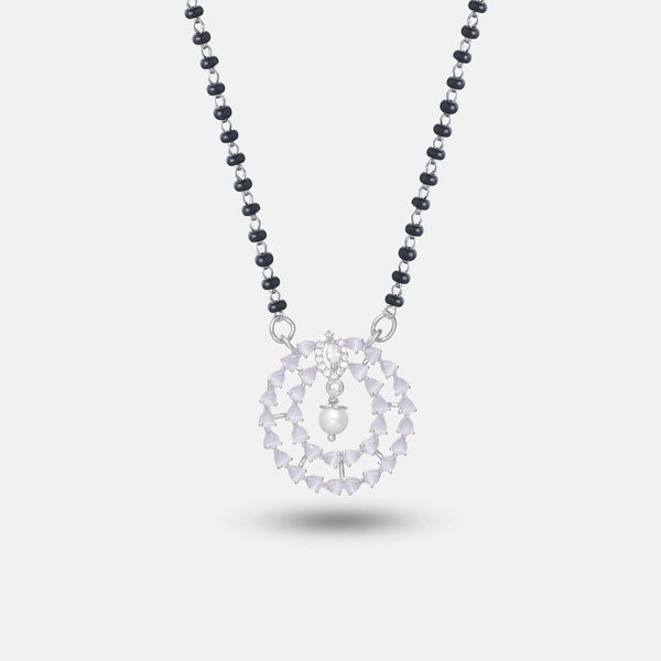 925 Silver Pearl Aura Mangalsutra