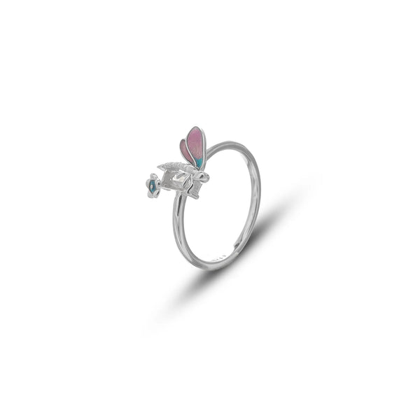 Silver Honey Bee Dream Ring