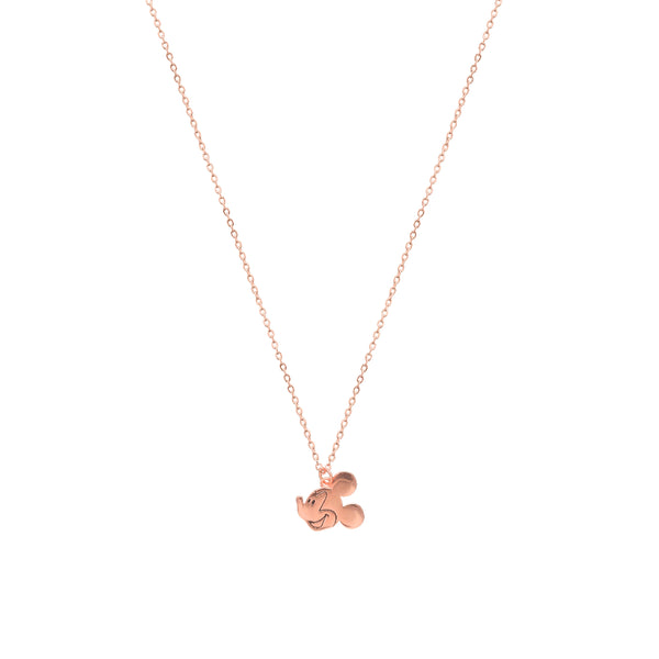 Rosegold Iconic Mickey Chain Pendant