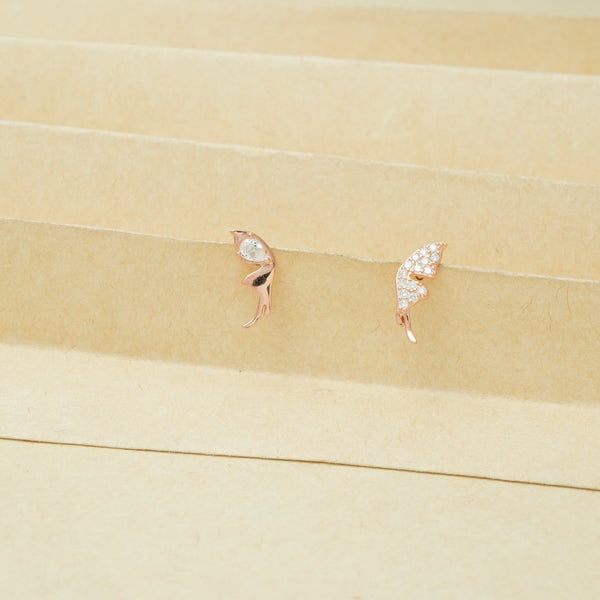 Rosegold Deer Studs