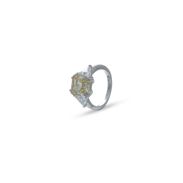 Silver Sunshine Glow Ring