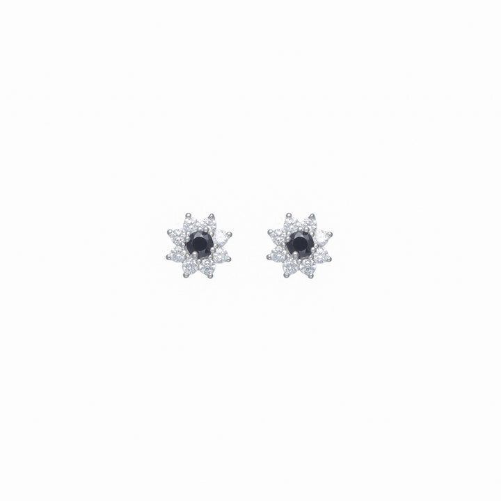 Tassya Midnight Star Earrings – Elegant 925 silver earrings with starry night design, perfect for evening and festive wear.
