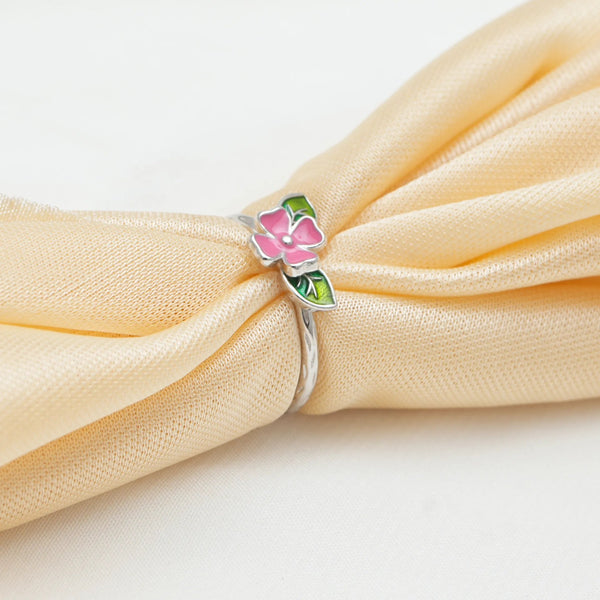 Silver Blossom Delight Ring