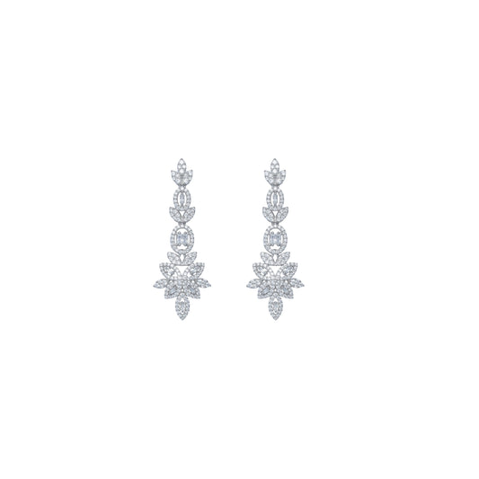 Silver Bloom Chandeliers