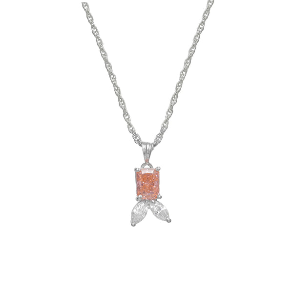 925 Silver Peach Grace Pendant