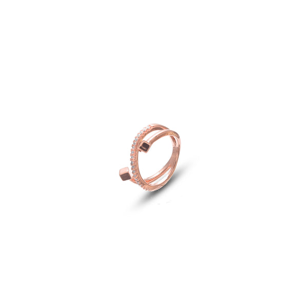 925 Silver Nova Edge Ring