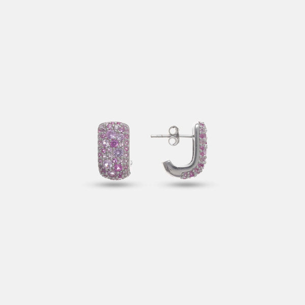Blush Aurora Hoops