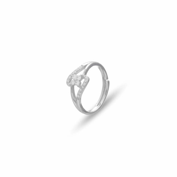 Silver Twinkle Bloom Ring