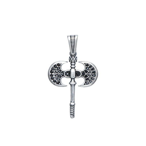 Silver Dragonfang Blade Pendant