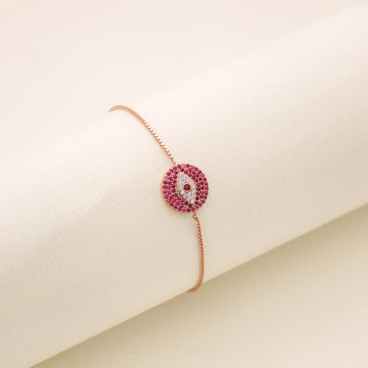 925 Sterling Rosegold Blush Aura Bracelet for Women - tassyasilver.com