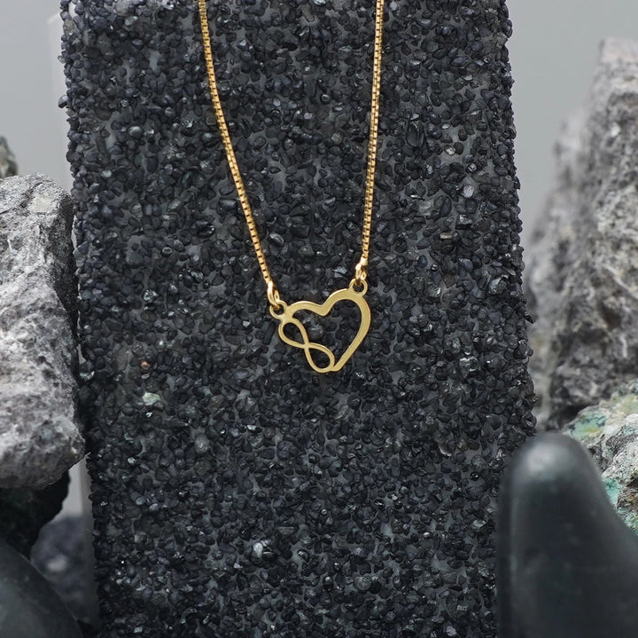 925 Sterling Silver Endless Love Chain Pendant for Women - tassyasilver.com