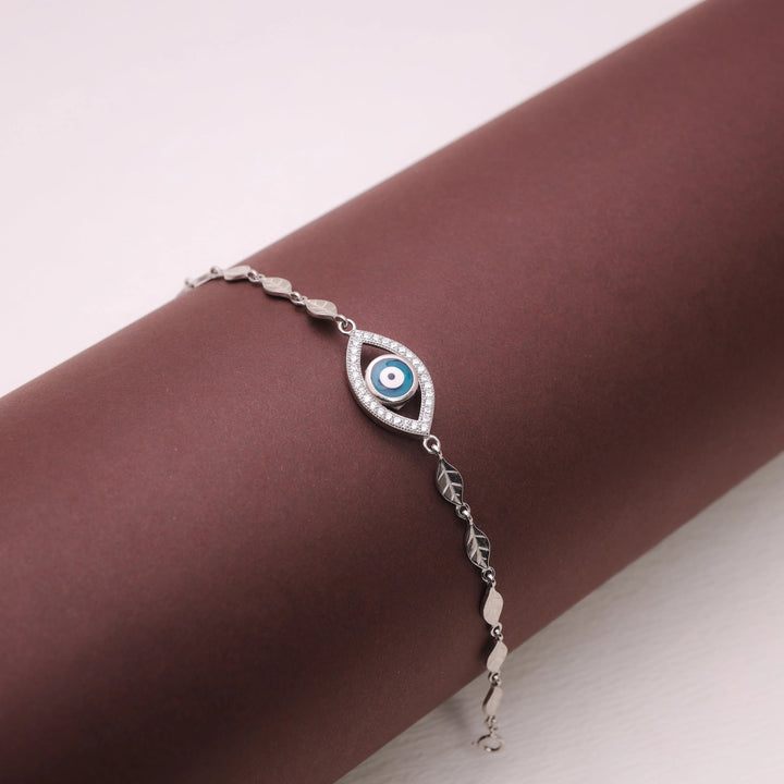 925 Sterling Silver Grace Eye Bracelet for Women - tassyasilver.com