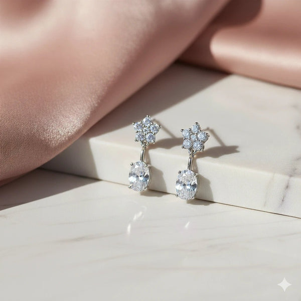 925 Silver Starlit Spark Earrings