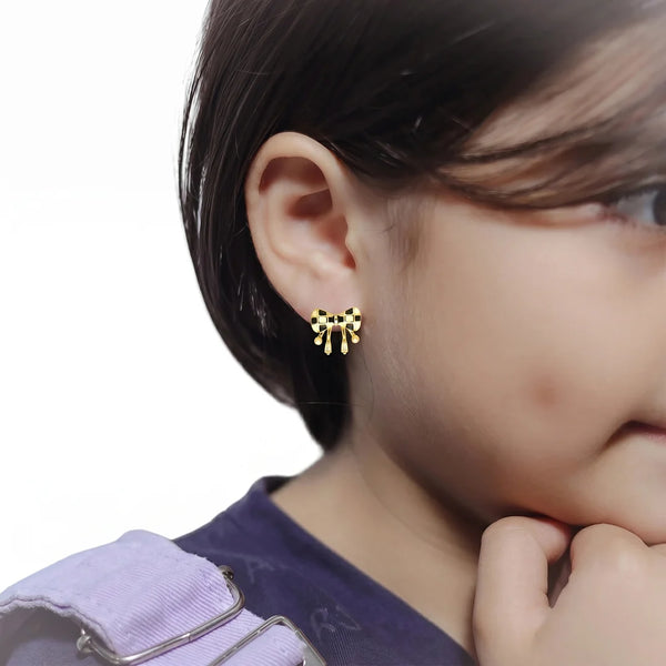 925 Silver Golden Bow Charm