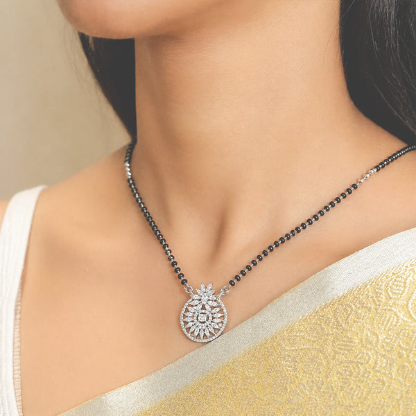 925 Silver Starlight Flower Mangalsutra