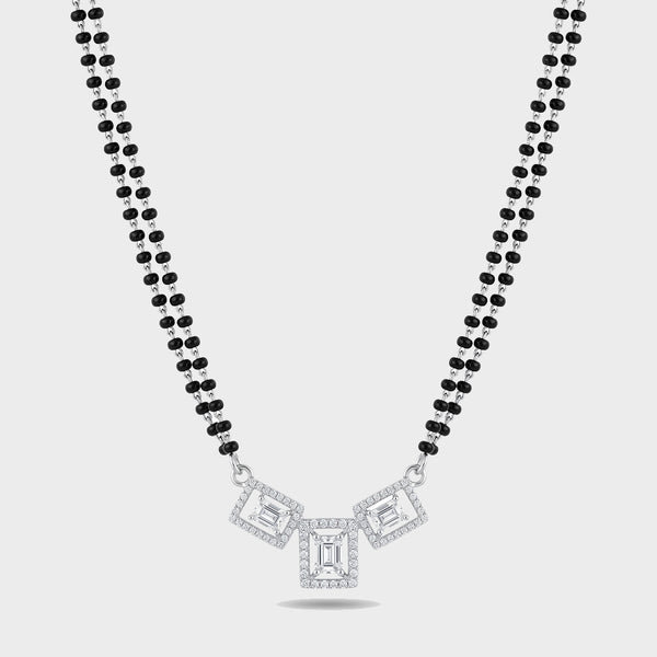 925 Silver Trinity Spark Mangalsutra