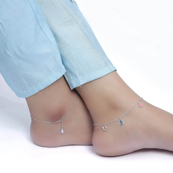 Moonlit Magic Anklet - tassyasilver.com