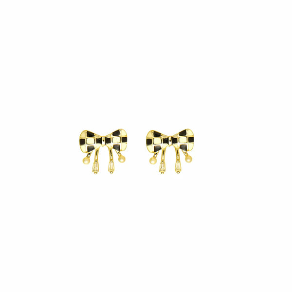 925 Silver Golden Bow Charm