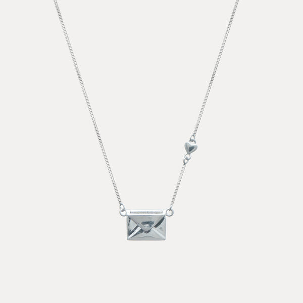 925 Silver Love Letter Chain Pendant