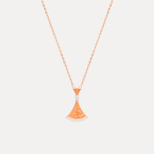 925 Silver Sunrise Charm Chain Pendant