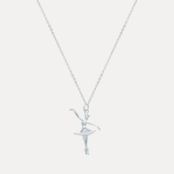 925 Silver Ballerina Charm Pendant
