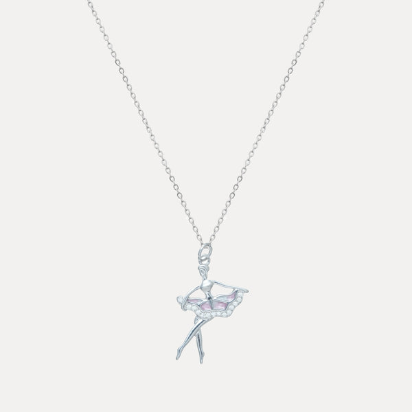 925 Silver Twilight Ballerina Pendant