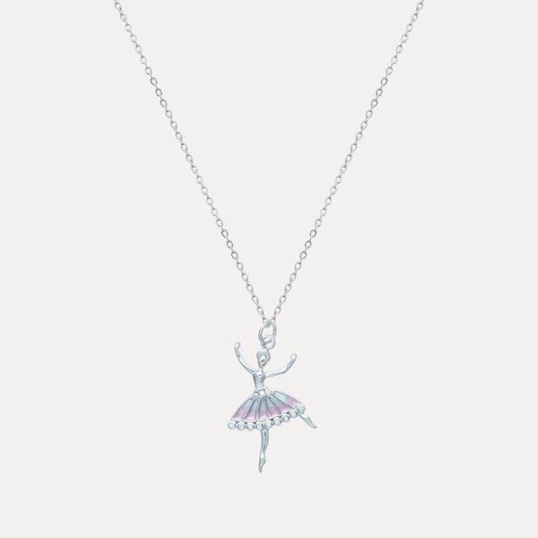 925 Silver Aurora Ballet Pendant