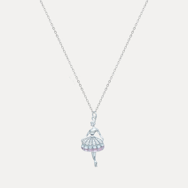 925 Silver Enchanted Ballet Pendant