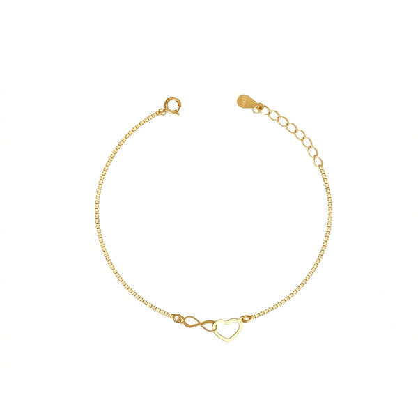 925 Silver Infinity Love Bracelet
