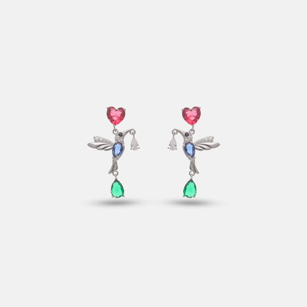 Amour Hummingbird Earrings - tassyasilver.com