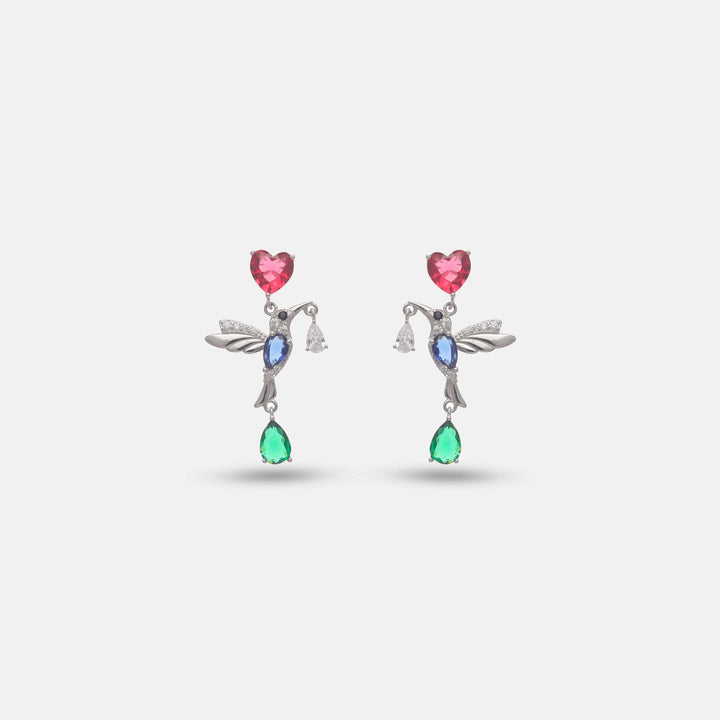 Amour Hummingbird Earrings - tassyasilver.com