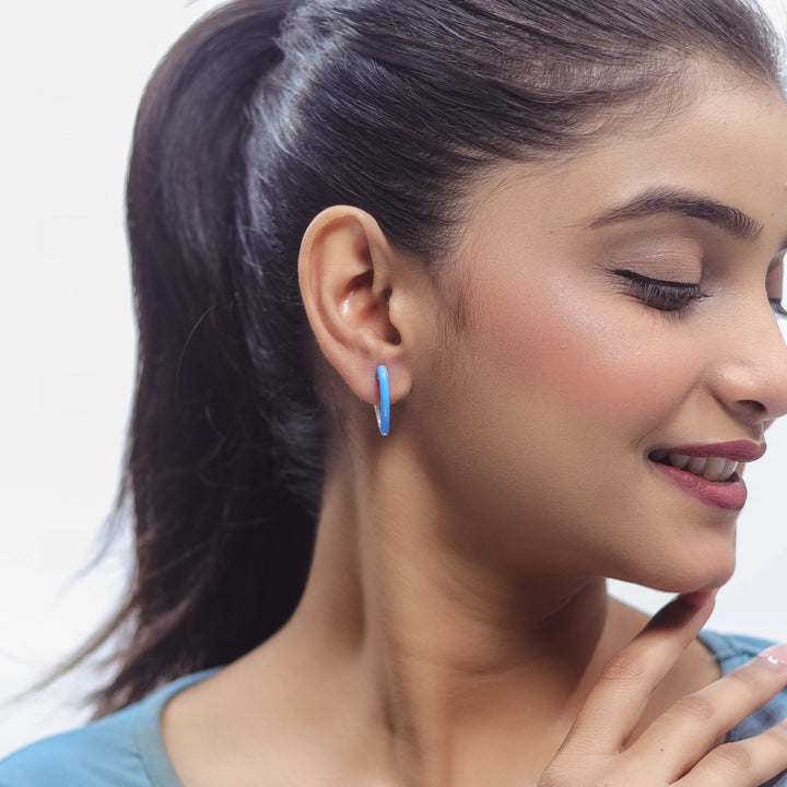 Blue Crush Heart Hoops - tassyasilver.com