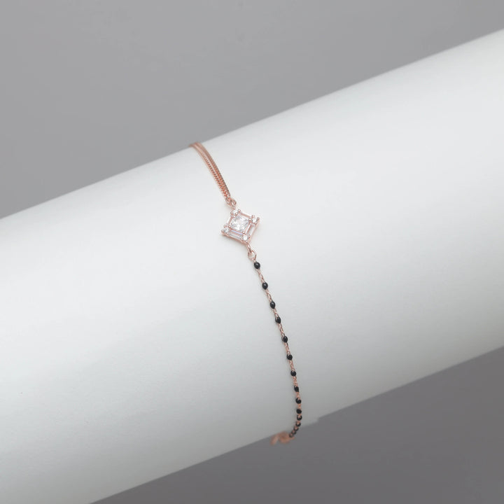Blush Bond Solitaire Bracelet - tassyasilver.com
