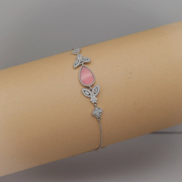 Blush Petal Bracelet - tassyasilver.com