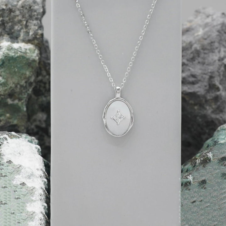 Celestial Reflection Chain Pendant - tassyasilver.com