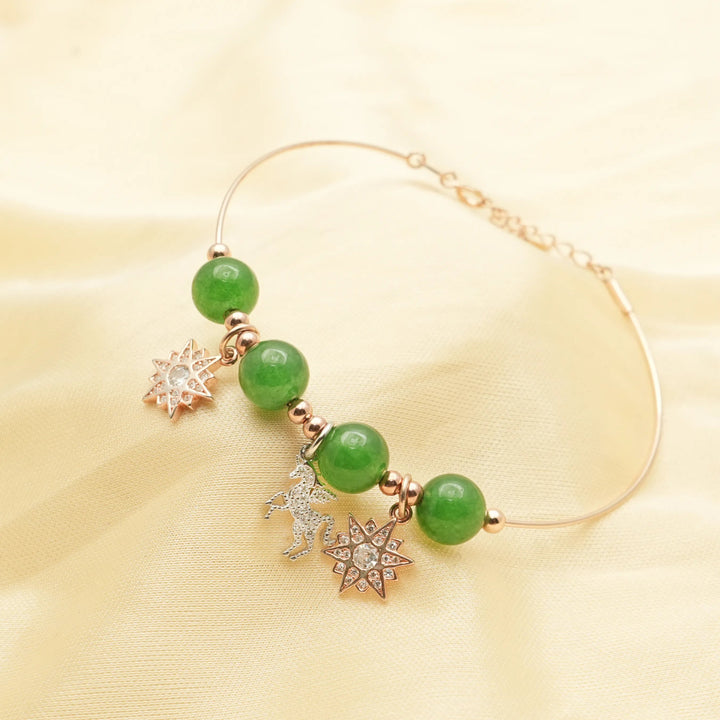 Celestial Unicorn Charm Kada - tassyasilver.com