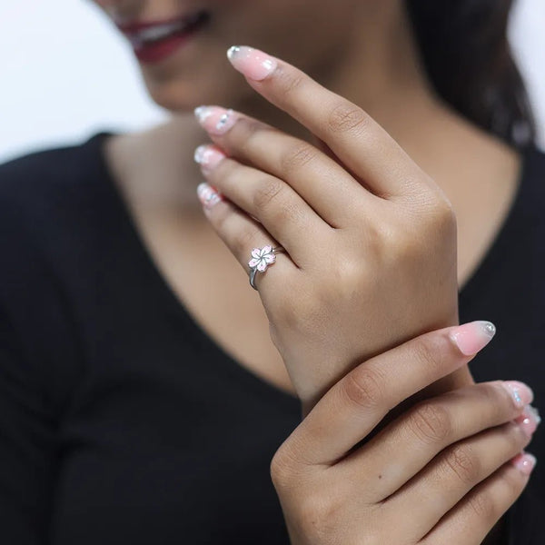 Cherry Blossom Delight Ring - tassyasilver.com