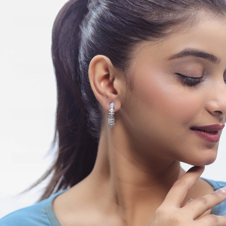 Cosmo Orbit Hoops - tassyasilver.com