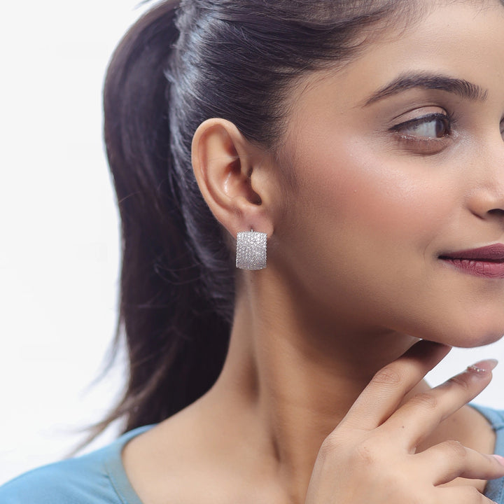 Couture Gleam Hoops - tassyasilver.com