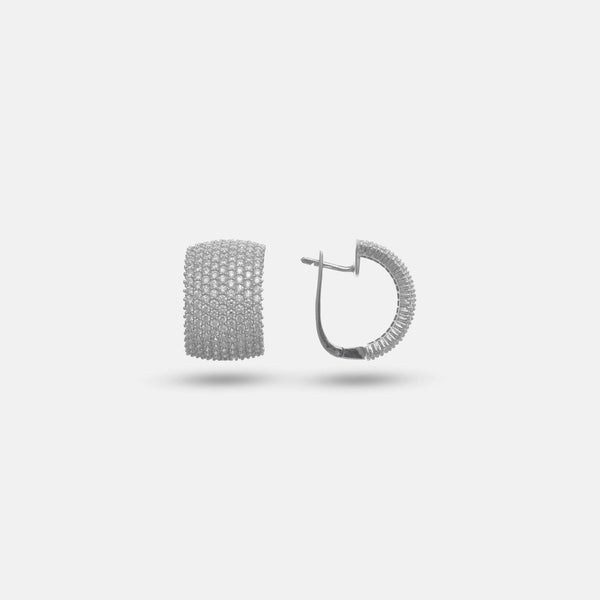 Couture Gleam Hoops - tassyasilver.com