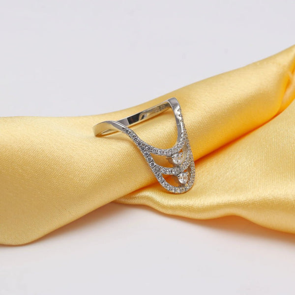Crescent Moon Ring - tassyasilver.com