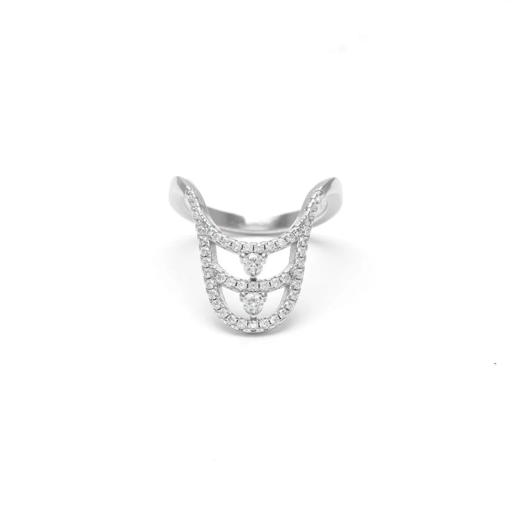 Crescent Moon Ring - tassyasilver.com