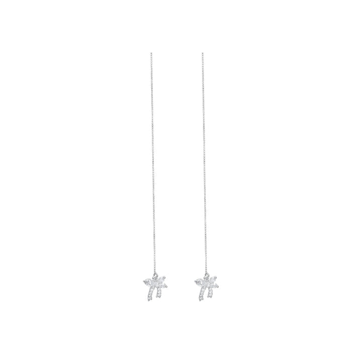 Crystal Flutter Threader Earrings - tassyasilver.com