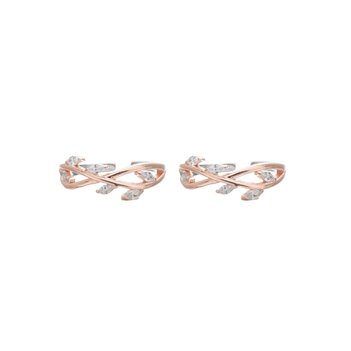Crystal Vine Toe Rings - tassyasilver.com