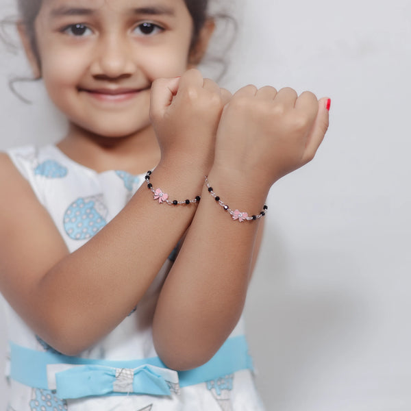 925 Silver Twin Blossom Nazar Bracelets