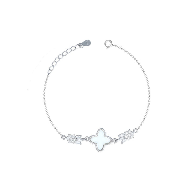 Floral Charm Bracelet - tassyasilver.com